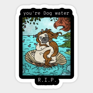 dog water 03 Sticker